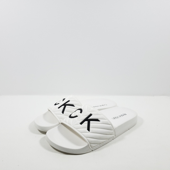 Calvin Klein Shoes - Calvin Klein Women's Anders Slip On Sandal White 6